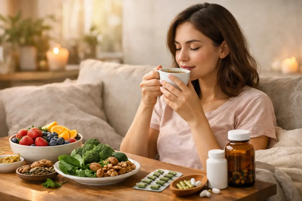 تغذیه ومکمل‌های غذایی مناسب برای پریود و قاعدگی بر اساس علائم